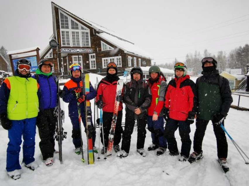 Спасатели  «Забайкалпожспас» вернулись с  лыжной тренировки которая проходила на  «Гора Соболиная»